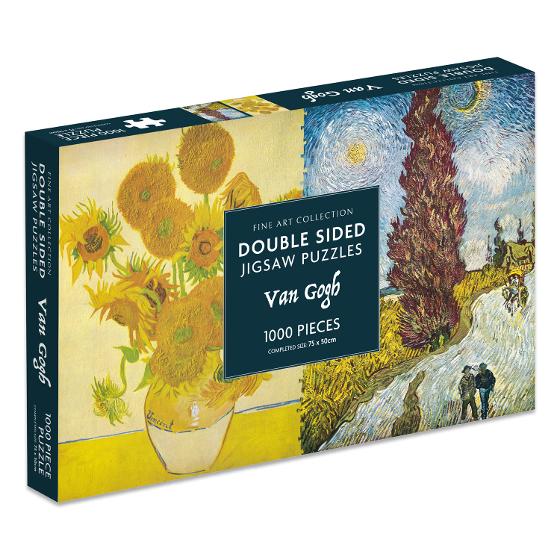 Fine Art Double Sided Jigsaw Puzzles Van Gogh Toys