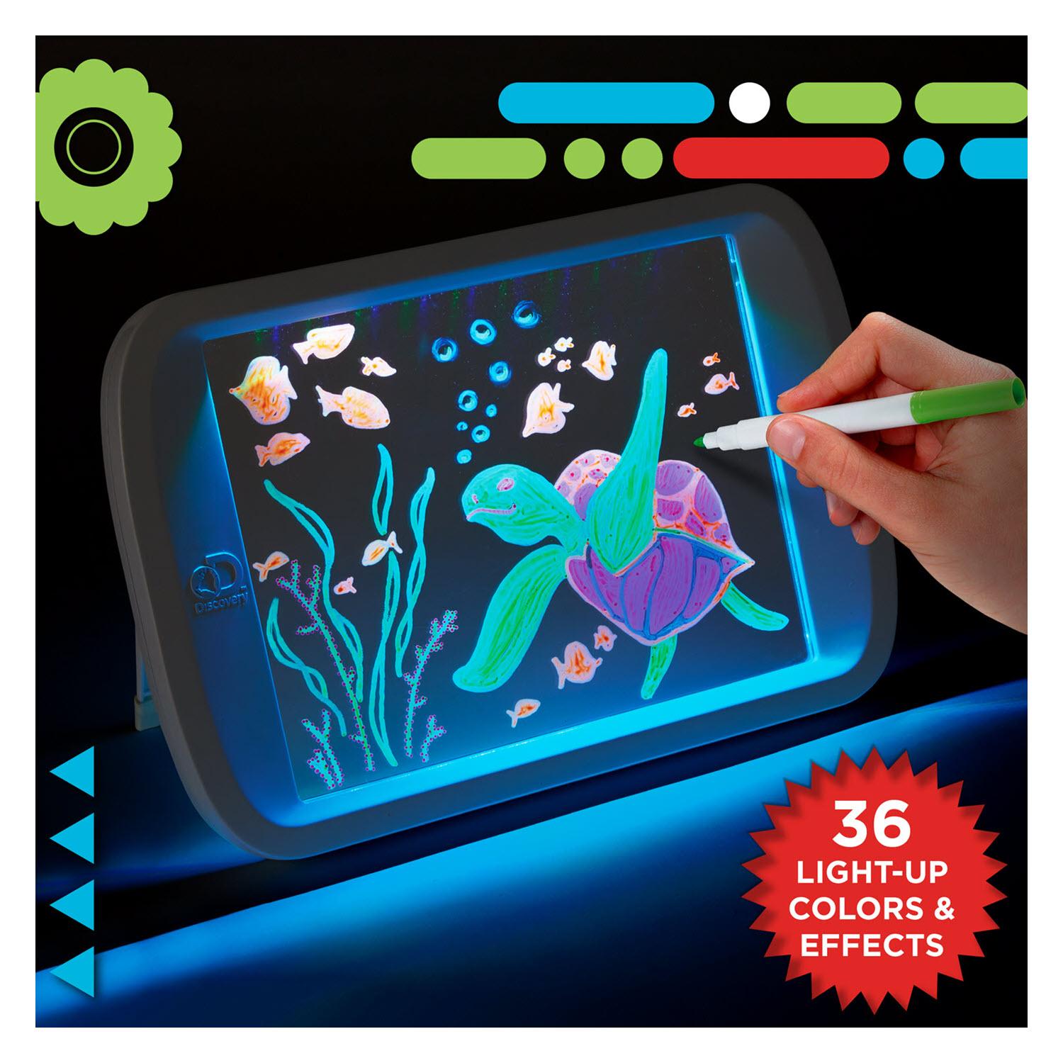 Discovery Neon LED Glow Drawing Board Toys