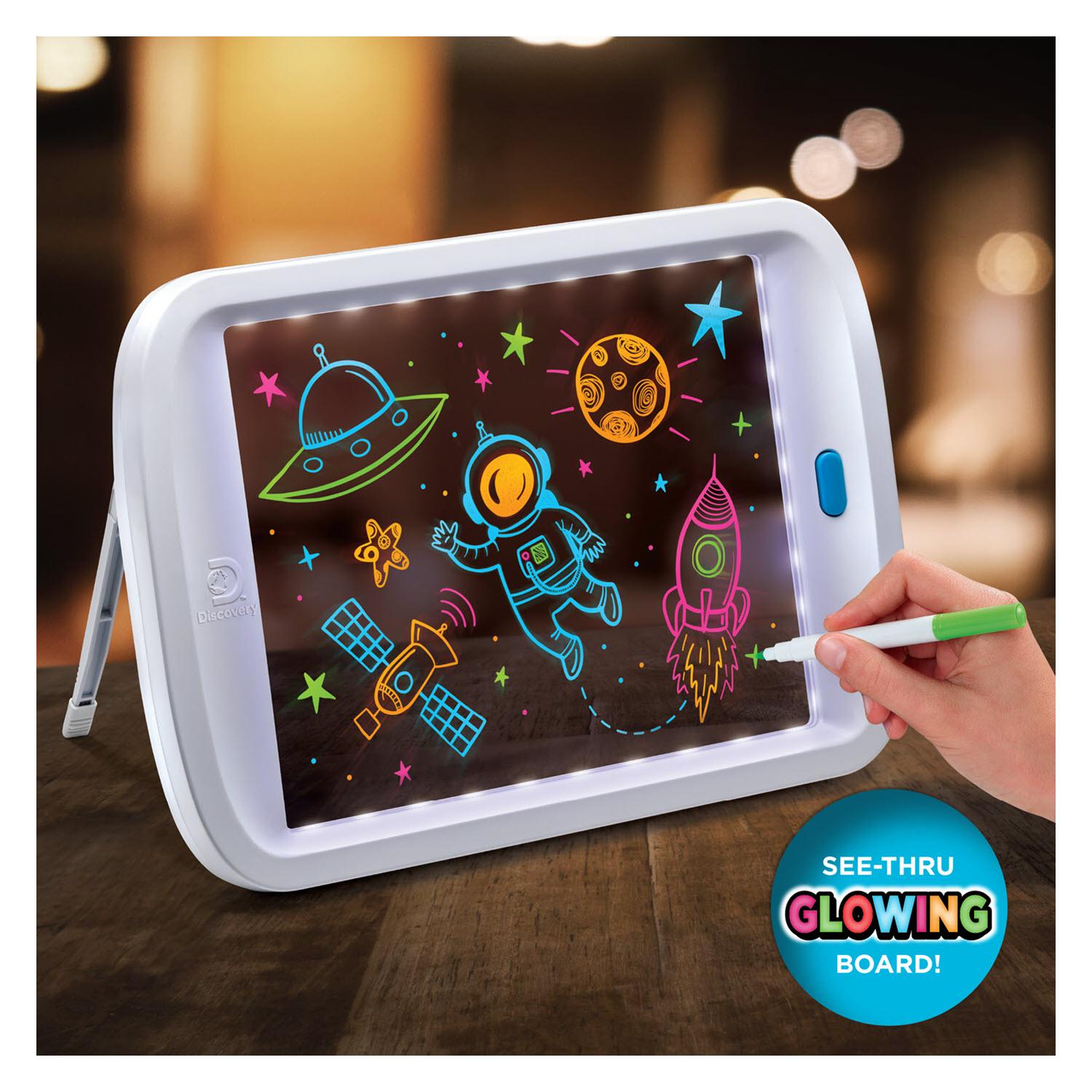 Discovery Neon LED Glow Drawing Board Toys
