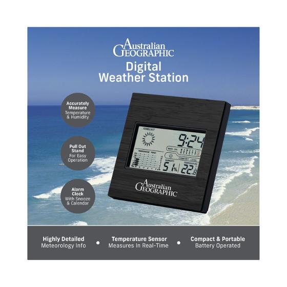 National Geographic Wide-View Display Weather Station with Outdoor Sensor