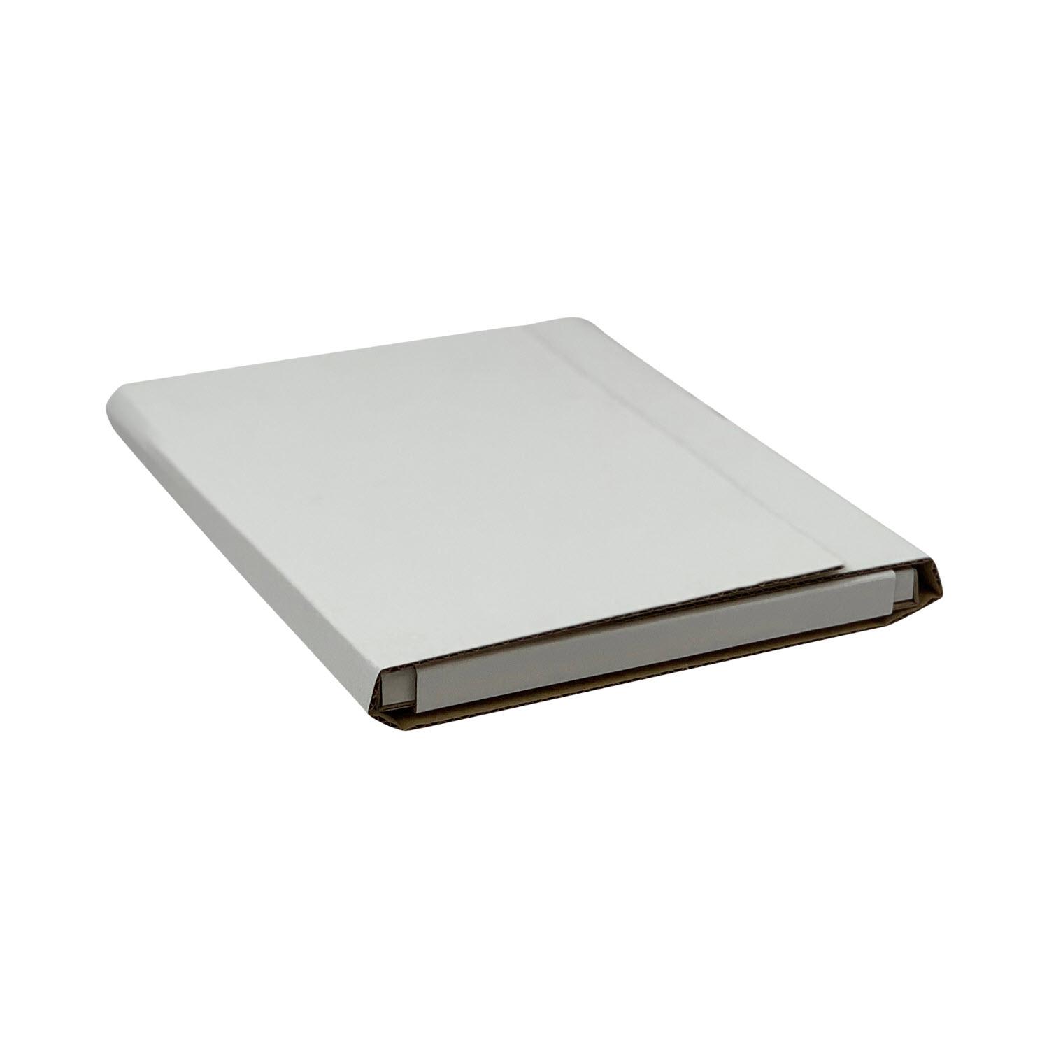 Larger Book Mailer (310 x 220 x 40mm) White 10 Pack Plain Packaging