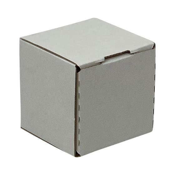 9cm Cube Box (90 x 90 x 90mm) White 10 Pack Plain Packaging