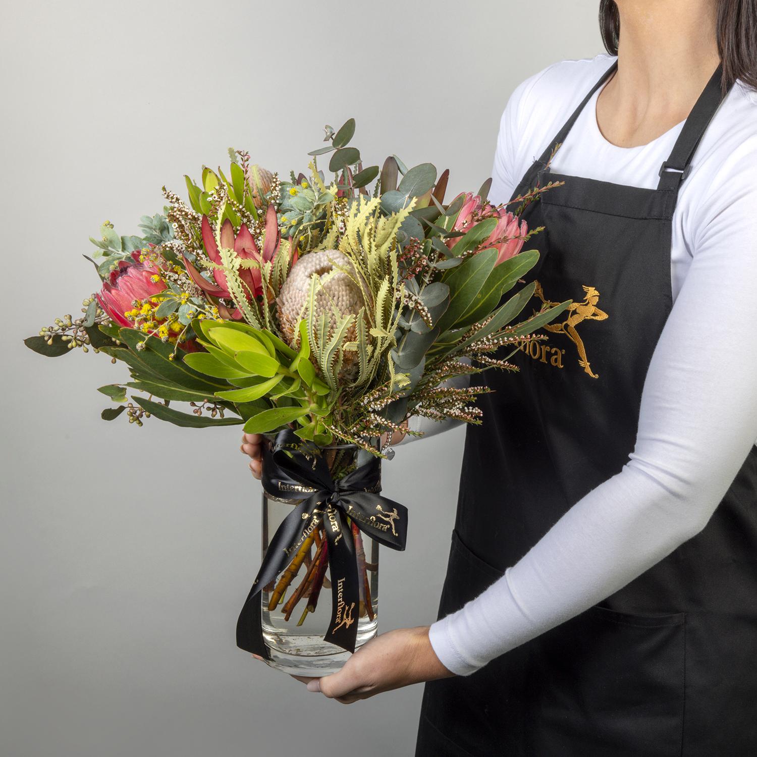 Assorted Native Flower Bouquet in Vase Flower Delivery