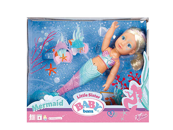 mermaid doll that swims in water