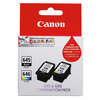 Canon Ink Cartridge PG645 Black and CL646CP Colour Ink Cartridge Combination Pack product photo Internal 1 THUMBNAIL