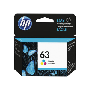HP 63 Tri-Colour Original Ink Cartridge product photo
