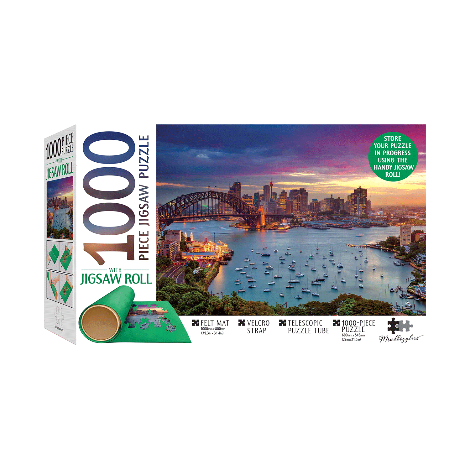 Mindboggle Jigsaw Roll Sydney Harbour Toys