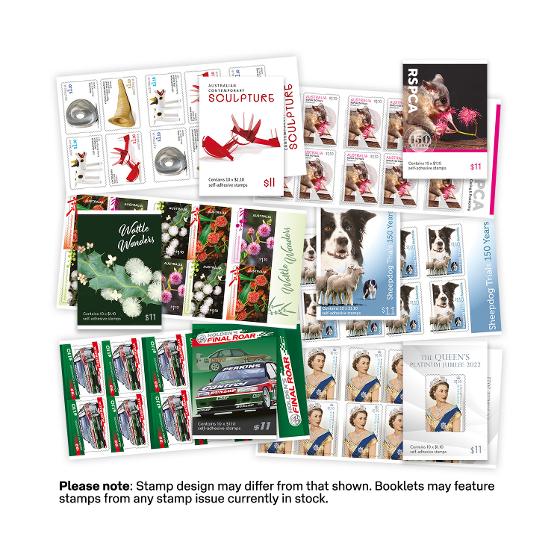 Booklet 10x 1.10 Stamps Domestic Postage Stamps