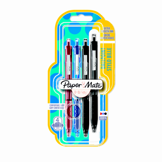 PaperMate InkJoy 300RT Ballpoint Pen Assorted 4 Pack &ndash; 6 Packs product photo Internal 1 DETAILS