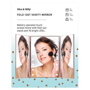 Nice Nifty Fold Out Vanity Mirror Homewares