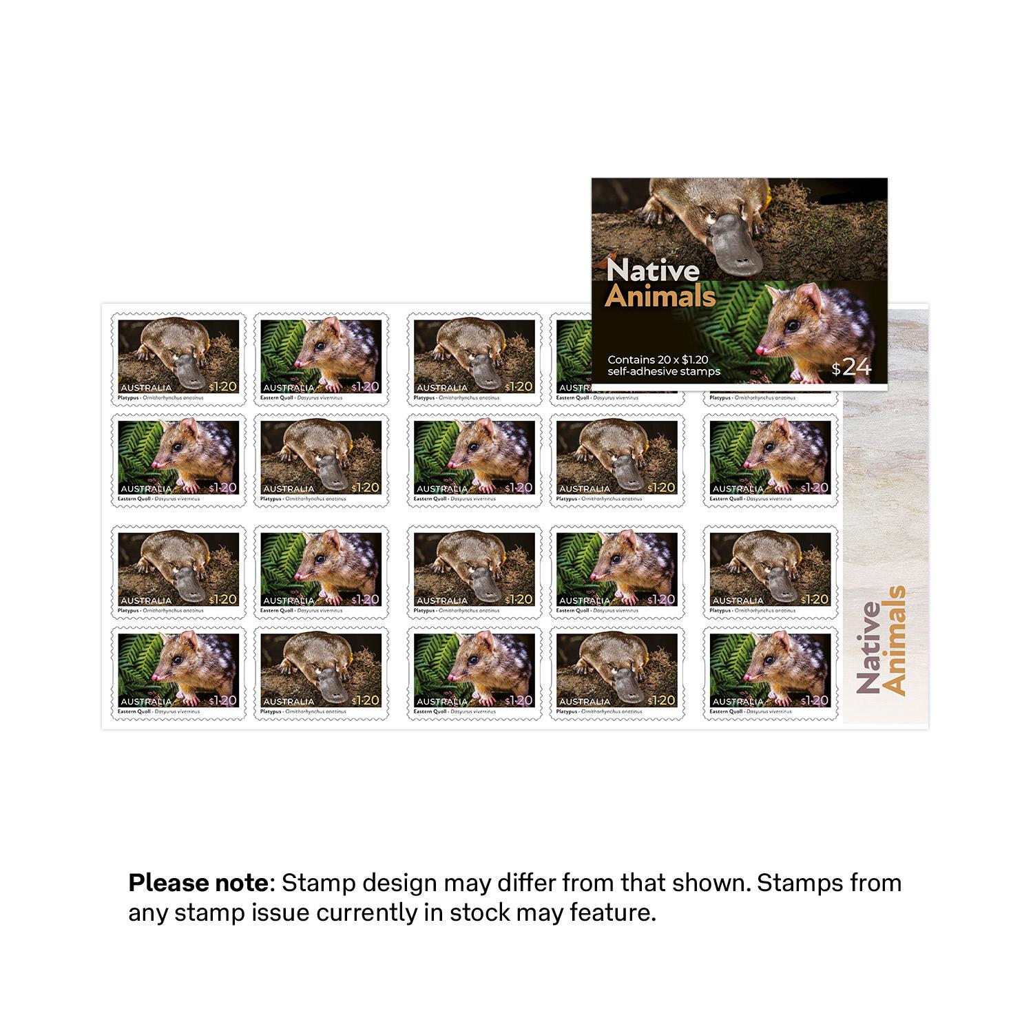 Booklet 20x 1.20 Stamps Domestic postage stamps