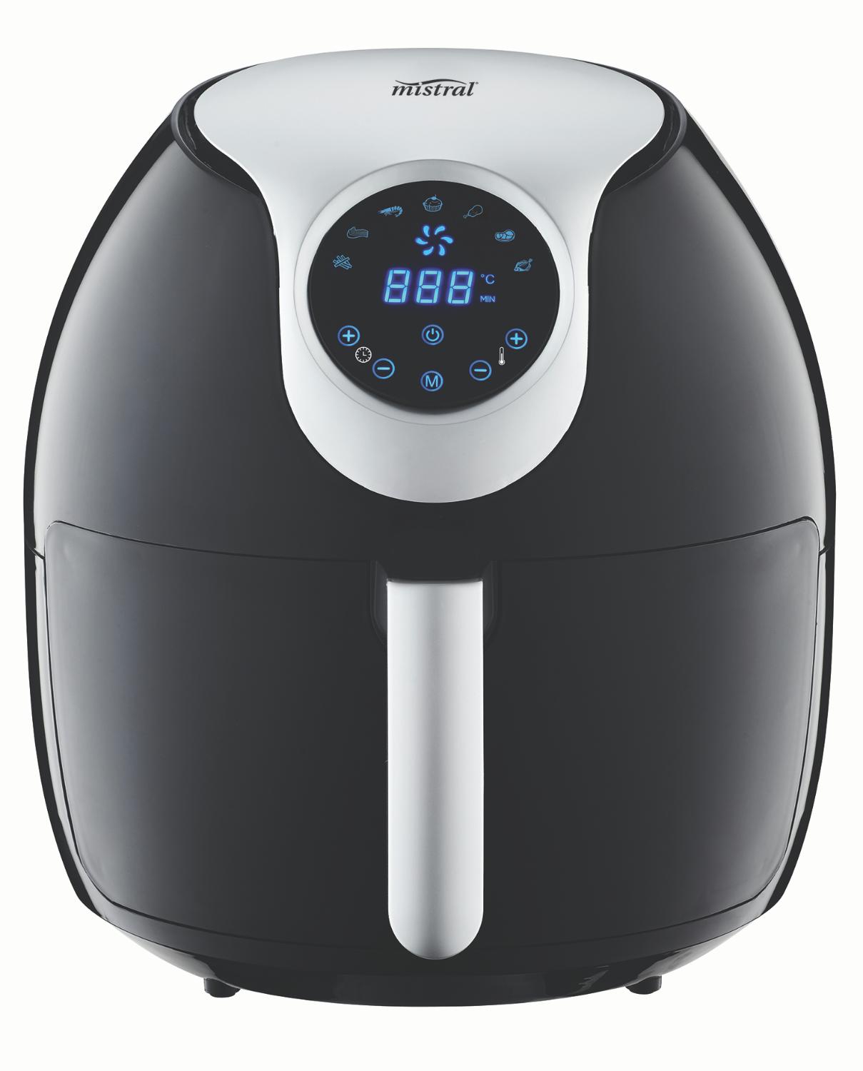 Mistral 10L Digital Healthy Air Fryer Black Kitchen