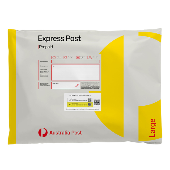 Express Post Prepaid Satchel Large &ndash; 10 Pack product photo Internal 1 DETAILS