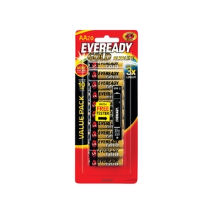 Eveready Gold AA Batteries 20 Pack product photo