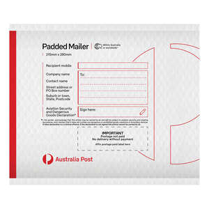 Padded Mailer PM2 (215 x 280mm) &ndash; 100 Pack product photo