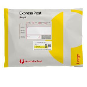 Express Post Prepaid Satchel Large &ndash; Single product photo