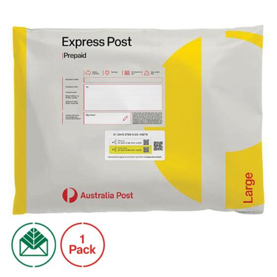 Express Post Prepaid Satchel Large &ndash; Single product photo Internal 3 DETAILS