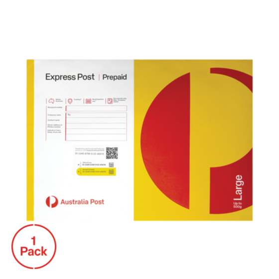 Express Post Prepaid Envelope Large (B4) &ndash; Single product photo Internal 4 DETAILS