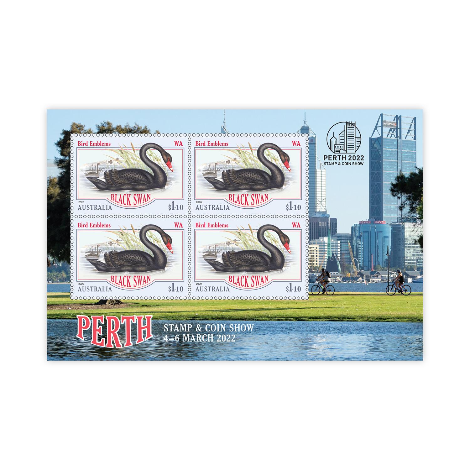 Perth Stamp and Coin Show March 2022 Minisheet Stamp Show products