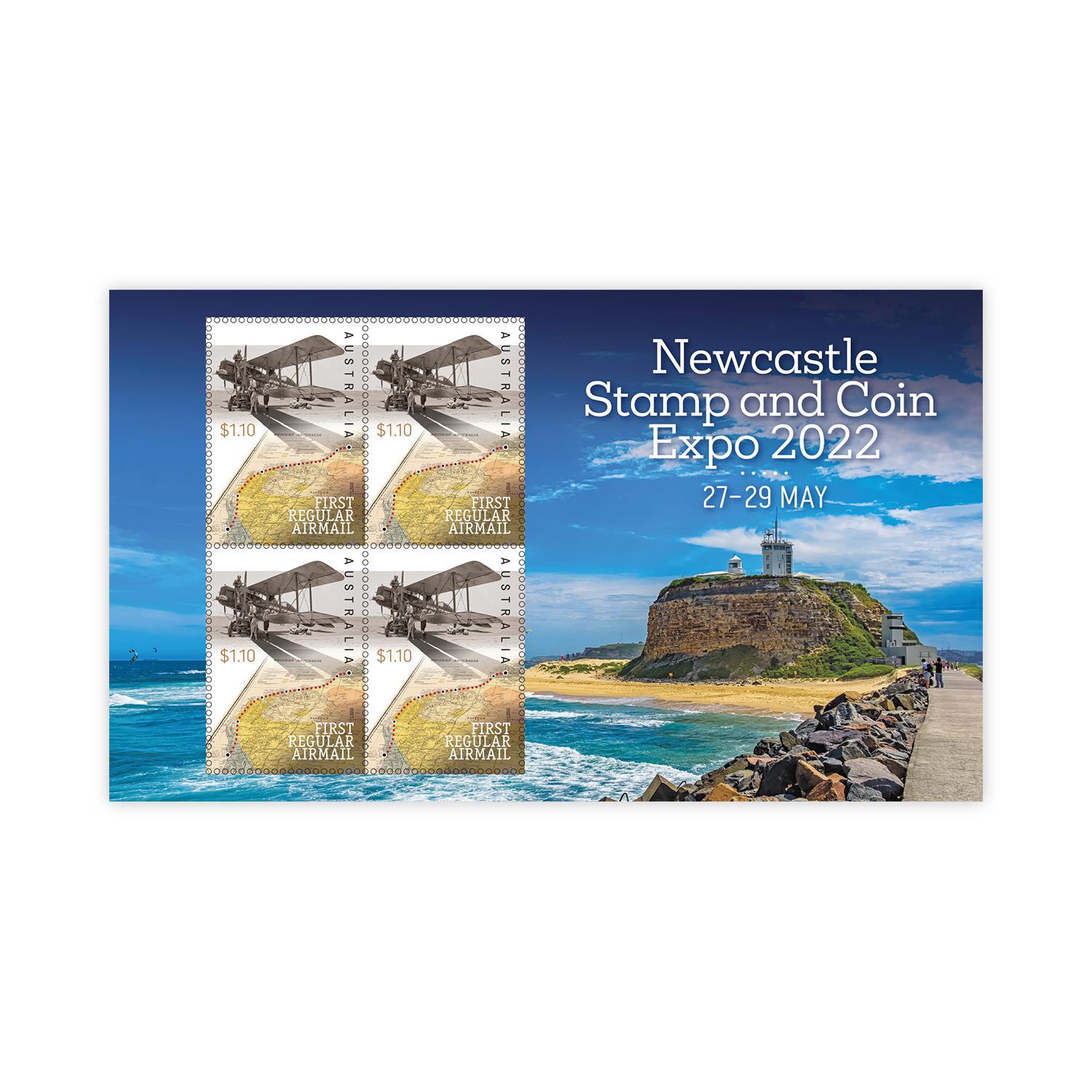 Newcastle Stamp and Coin Expo Minisheet Stamp Show Collectables