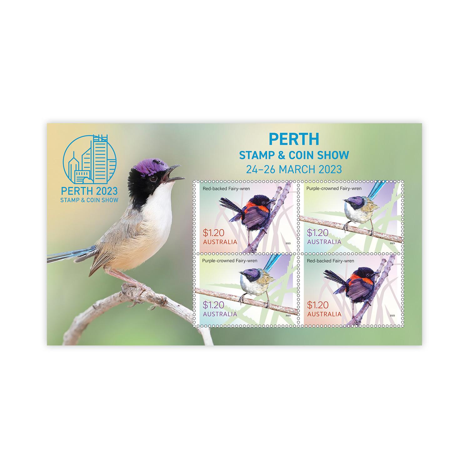 Perth Stamp and Coin Show Minisheet Stamp Show Products