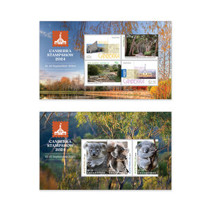 Canberra Stamp Show 2024 Set (Mint) Minisheet product photo