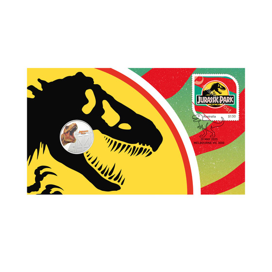 Jurassic Park Postal Numismatic Cover (PNC) product photo Internal 6 DETAILS