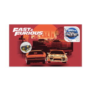 Fast and Furious Postal Numismatic Cover (PNC) product photo