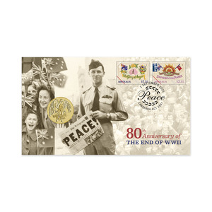 80th Anniversary WWII Postal Numismatic Cover (PNC) product photo