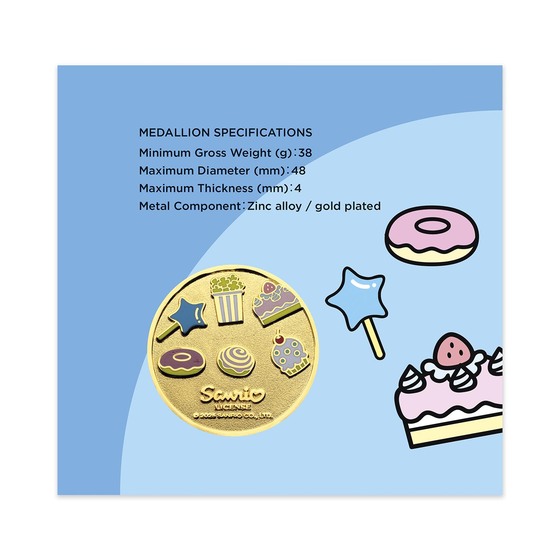 Cinnamoroll Medallion Cover product photo Internal 3 DETAILS