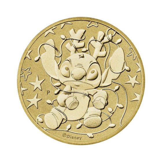 Stitch Christmas 2-Coin Postal Numismatic Cover product photo Internal 3 DETAILS