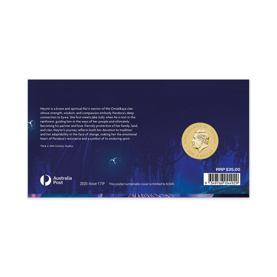Avatar Neytiri Postal Numismatic Cover (PNC) product photo Internal 3 DETAILS