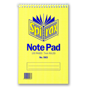 Spirax No. 563 Reporters Note Pad 100 Pages &ndash; 20 Pack product photo