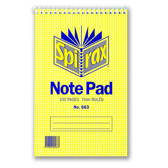 Spirax No. 563 Reporters Note Pad 100 Pages – 20 Pack - Stationery