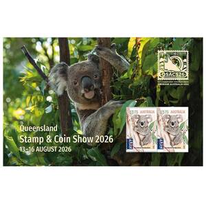 Queensland Stamp and Coin Show 2026 Minisheet (Mint) product photo