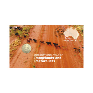 International Year of Rangelands and Pastoralists 2026 $1 Stamp & Coin Cover product photo