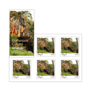 Borenore Caves Sheetlet of 5 x $1.20 Stamps product photo