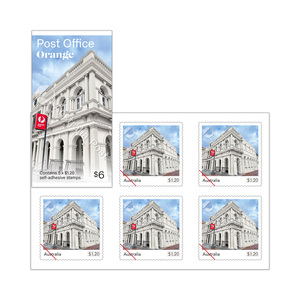 Orange Post Office Sheetlet of 5 x $1.20 Stamps product photo
