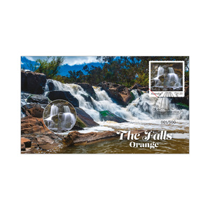 The Falls Limited-Edition Medallion and Minisheet Collection product photo