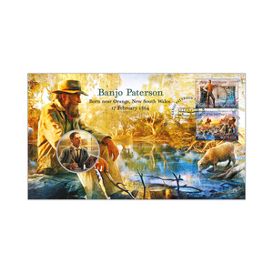 Banjo Paterson  Limited-Edition Medallion and Minisheet Collection  product photo