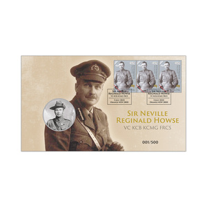 Sir Neville Reginald Howse Limited-Edition Medallion and Minisheet Collection  product photo