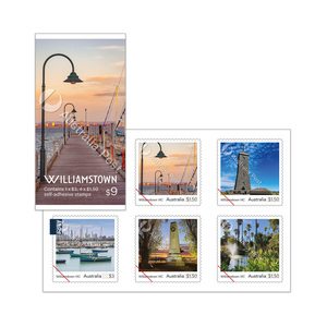 Williamstown VIC Sheetlet of 5 (4 x $1.50, 1 x $3) product photo