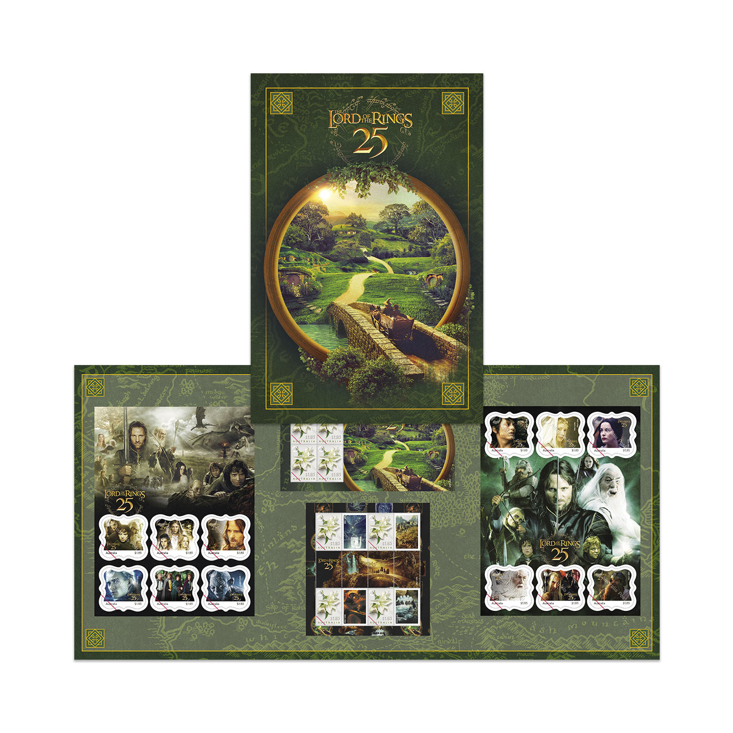 Lord of the Rings 25th Anniversary Stamp Pack - Collectables
