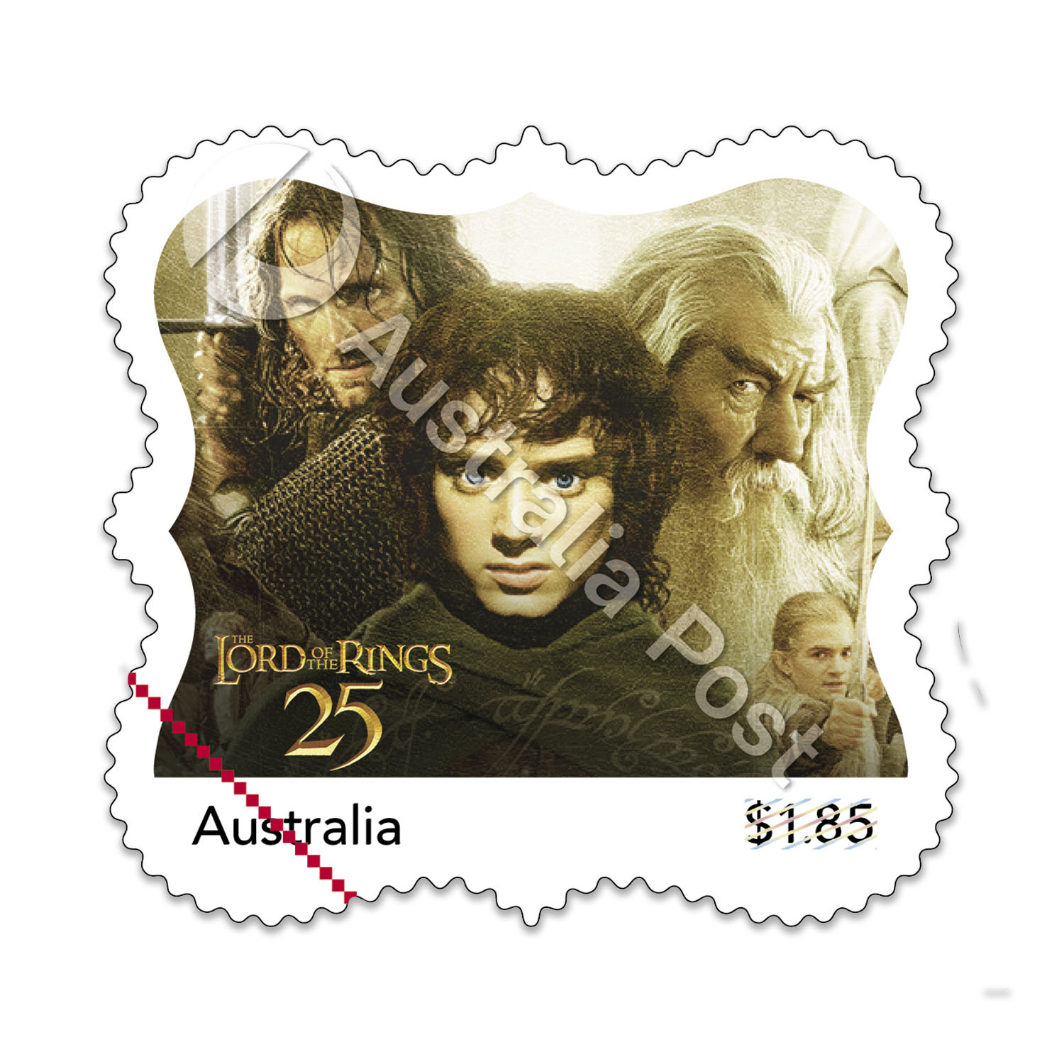 Lord of the Rings 25th Anniversary Stamp Pack - Collectables