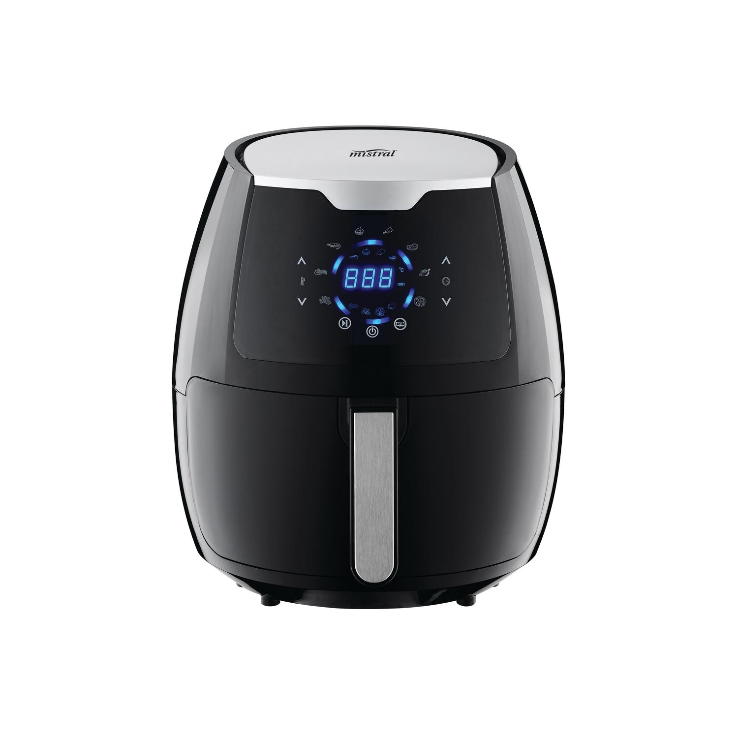 Mistral 6.5L Digital Air Fryer Black Home Appliances