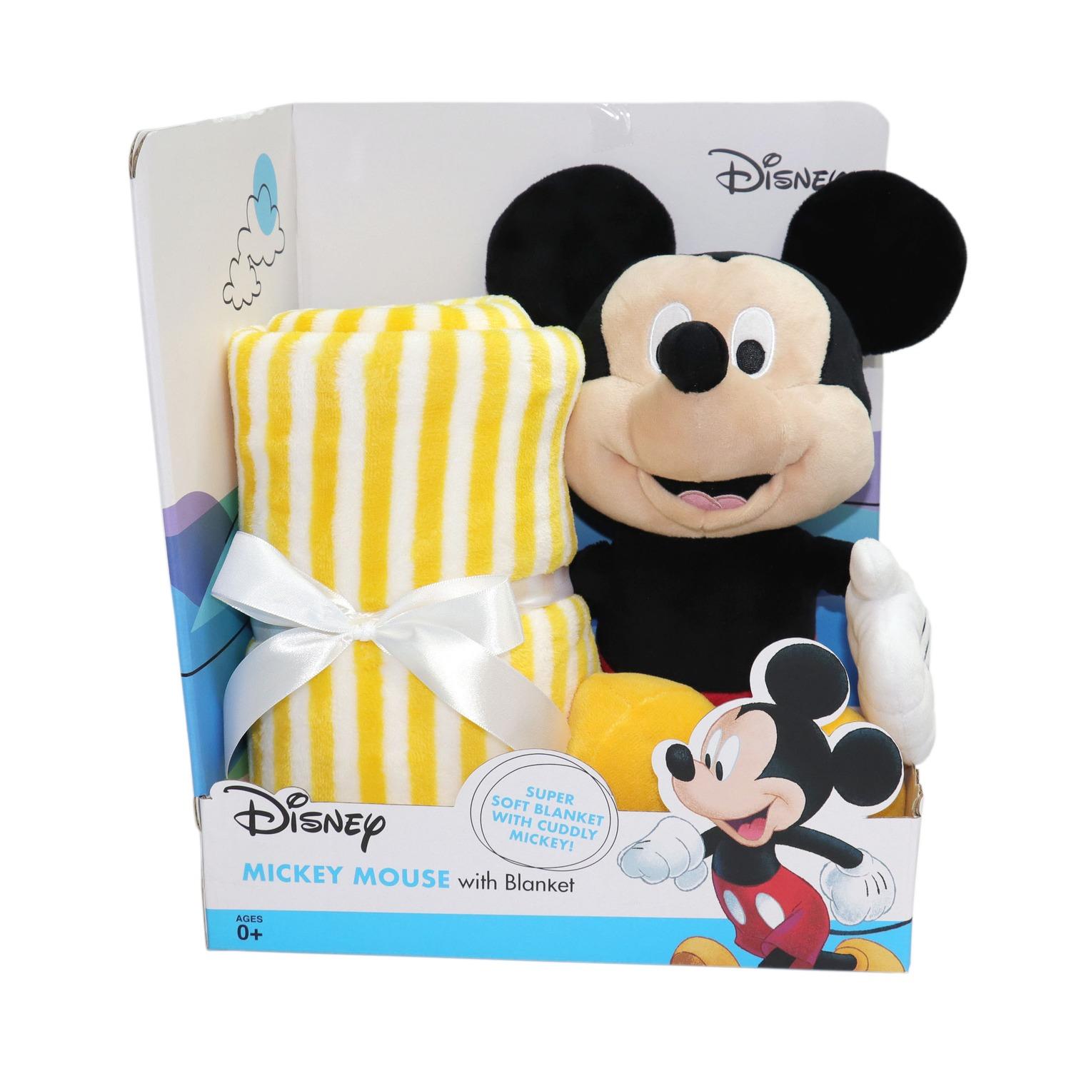 Disney Blanket & Plush Mickey Mouse Toys