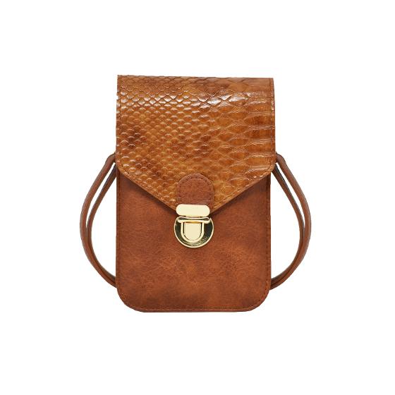 Touch Screen Purse - Deluxe - Snake (Tan) - View all
