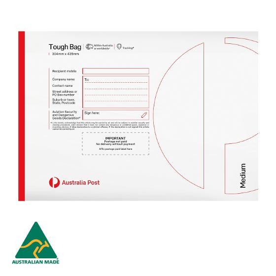 Tough Bag Medium (299 x 429mm) 100 Pack Padded and Tough Bags