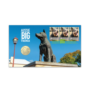 Aussie Big Things Big Blue Heeler Coin and Minisheet Collection product photo