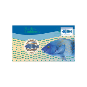 Marine Emblems Limited-Edition Medallion Cover New South Wales - Eastern Blue Groper product photo